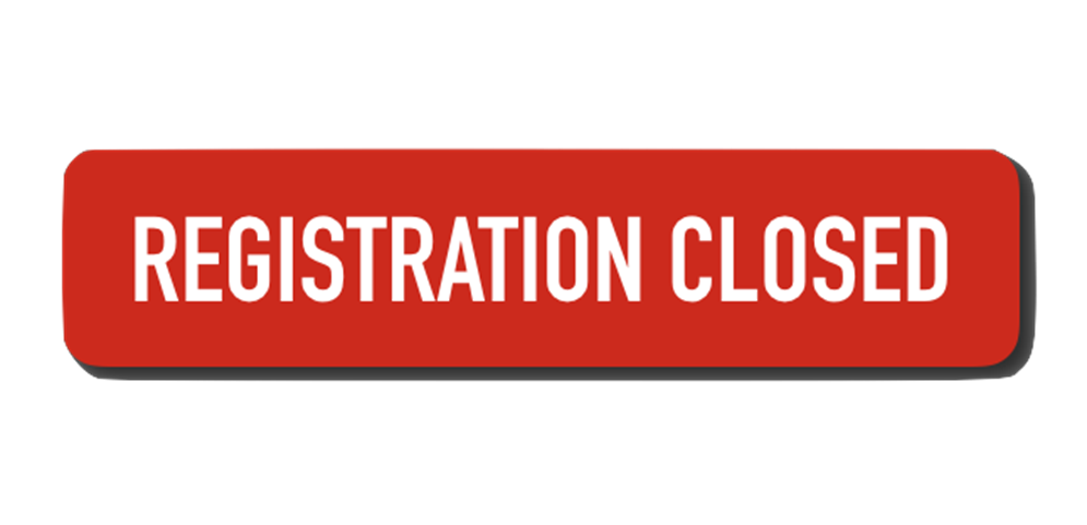 Registration is now Closed